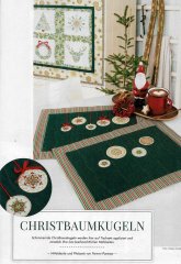 (Bild für) Christbaumkugeln (Mitteldecke und Platzsets)