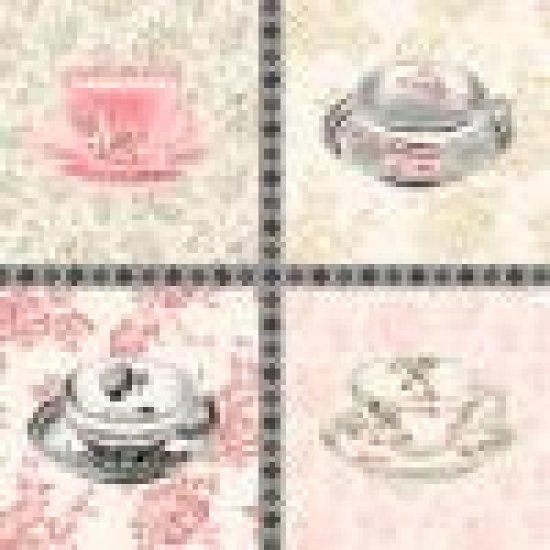 (Bild für) Tea Cup Panel - Panel 60 cm - zum Schließen ins Bild klicken