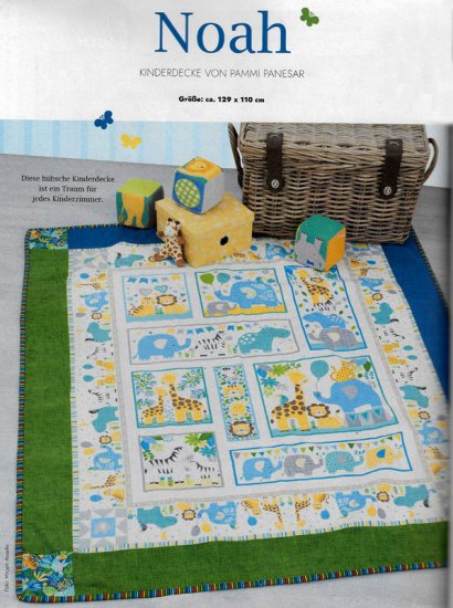 (Bild für) Kinderdecke Noah - zum Schließen ins Bild klicken