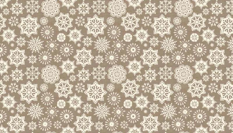 (Bild für) Scandi Schneeflocke - Cream - zum Schließen ins Bild klicken