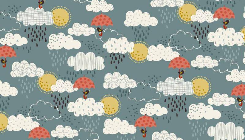 (Bild für) Windy Wolken - Blau Grau - zum Schließen ins Bild klicken