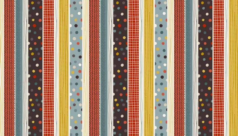 (Bild für) Windy Streifen - Blau Grau - zum Schließen ins Bild klicken