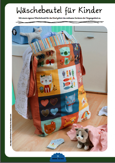 (Bild für) Wäschebeutel für Kinder - zum Schließen ins Bild klicken